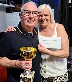 Consolation Cup Winners 21-22: Fairmuir (Tam Stewart) & Audrey Craig