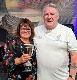 Champion: Denise Hendry (Club Metro) - R/up: Benny Sharp (Athletic A)